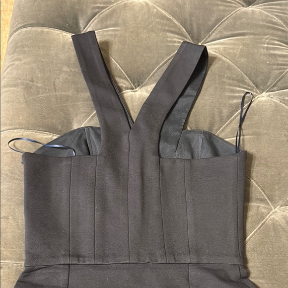 Nicholas Elegant navy blue Asymmetrical Dress - Picture 11 of 14